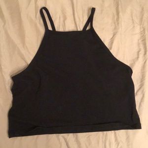 Black crop top